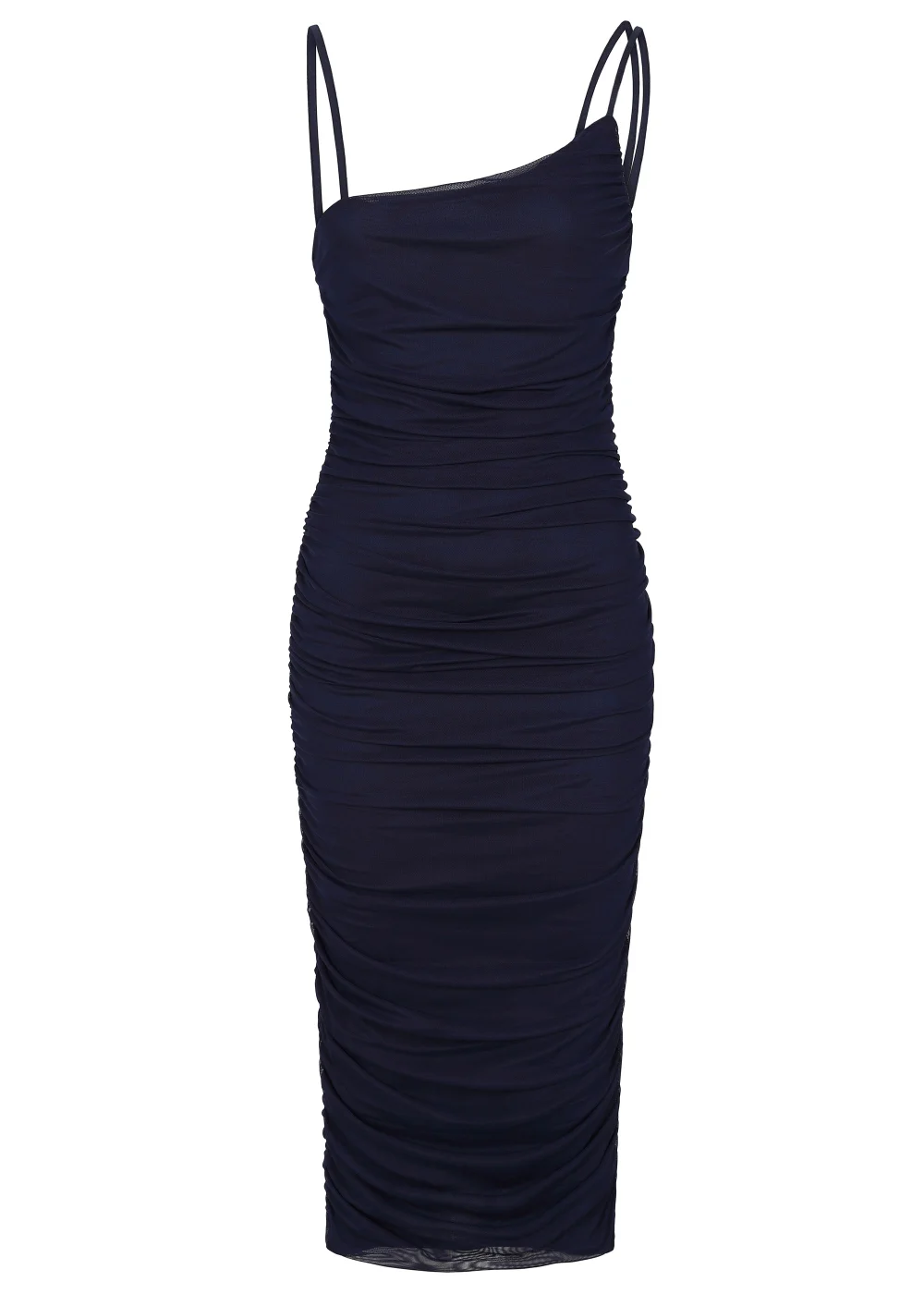 Girls on Film by Dani Dyer Navy Mesh Midi Dress - 8 Image 5