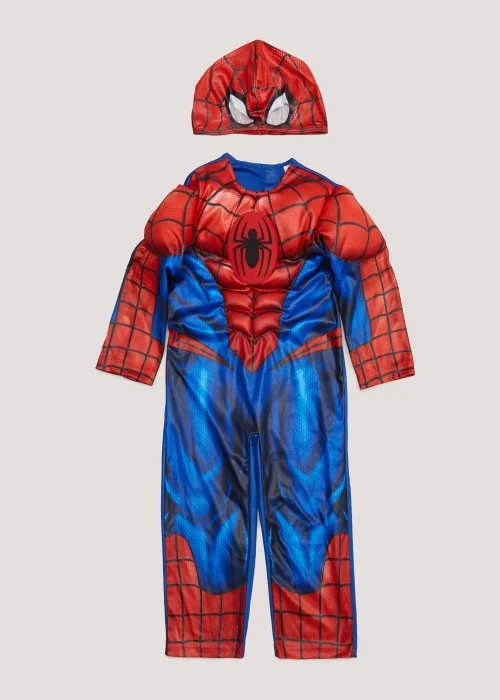 Kids Marvel Blue & Red Spider-Man Fancy Dress Costume (3-9yrs) - 3 Yrs Image 1