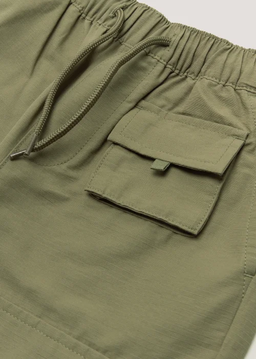 Boys Khaki Cargo Shorts (4-13yrs) - Age 7 Years Image 2