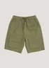 Boys Khaki Cargo Shorts (4-13yrs) - Age 7 Years Image 1