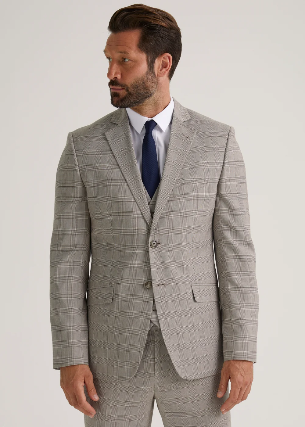 Taylor & Wright Gibson Brown Slim Fit Suit Jacket - 38 Chest Short Image 1