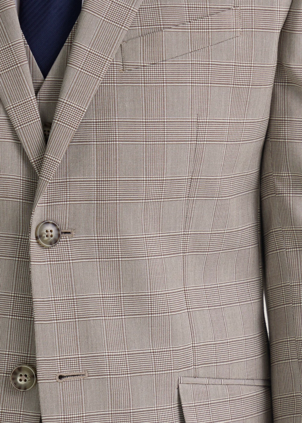 Taylor & Wright Gibson Brown Slim Fit Suit Jacket - 38 Chest Short Image 3