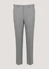 Taylor & Wright Grey Textured Flexi Waist Trousers - 32 Waist 29 Leg Image 1