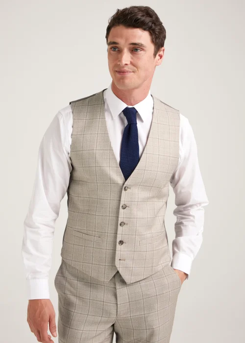 Taylor & Wright Hoffman Brown Suit Waistcoat - Small Image 1