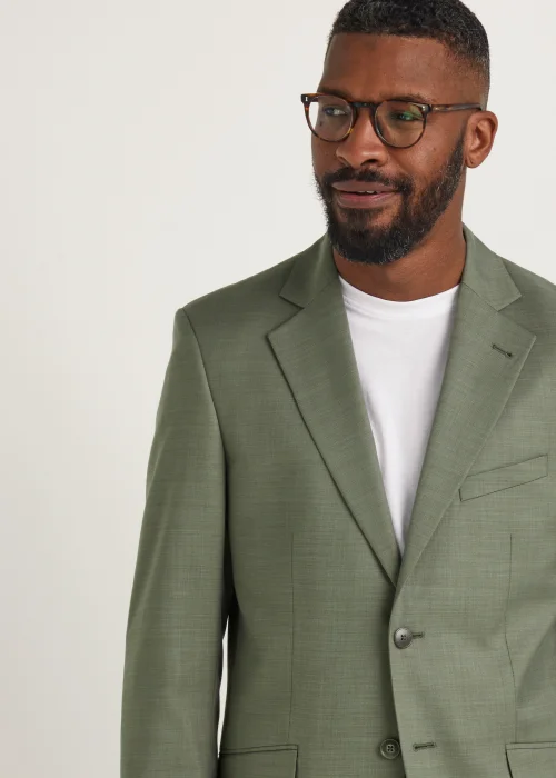 Taylor & Wright Eastwood Olive Slim Fit Suit Jacket - 36 Chest Regular Image 3