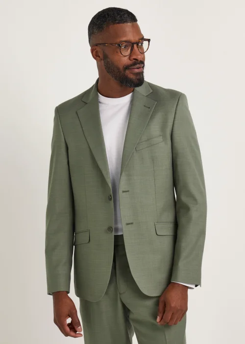 Taylor & Wright Eastwood Olive Slim Fit Suit Jacket - 36 Chest Regular Image 1