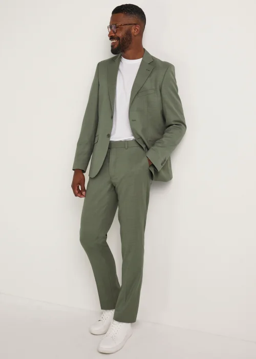 Taylor & Wright Eastwood Olive Slim Fit Suit Trousers - 30 Waist 31 Leg Image 4