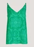 Green Tile Print Cami Top - Size 8 Image 4