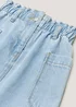 Girls Light Wash Paper Bag Denim Skirt (4-13yrs) - Age 4 Years Image 2