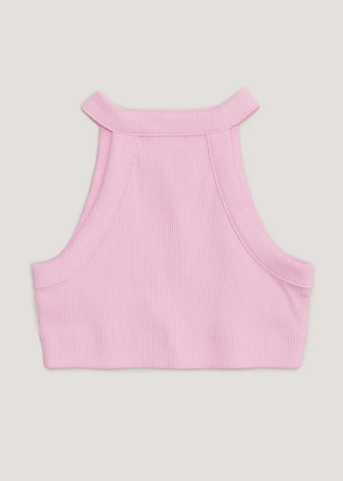 Girls Candy Couture Light Pink Racer Top (9-16yrs) - Age 9 Years Image 1