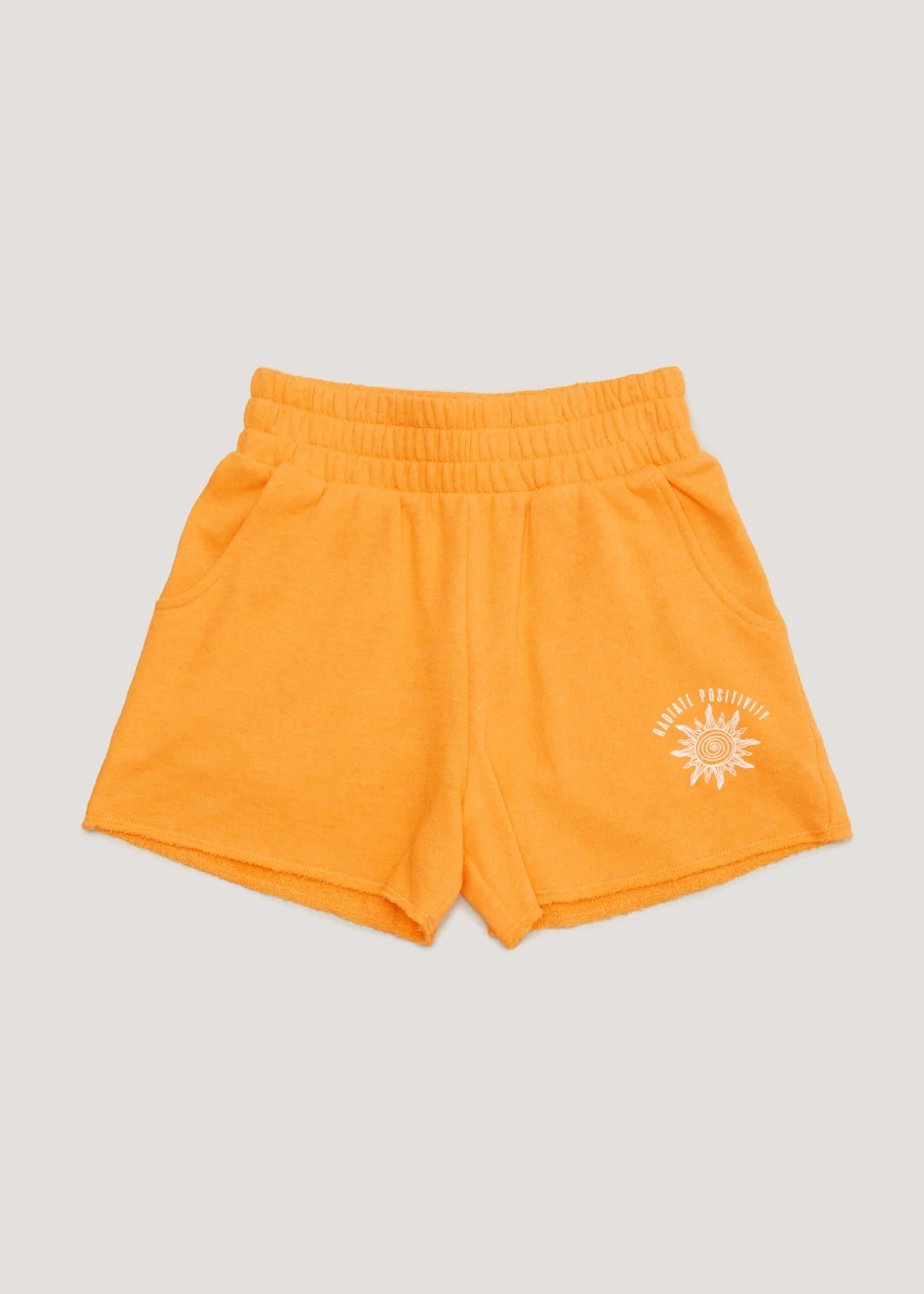 Girls Candy Couture Orange Boxer Shorts (9-16yrs) - Age 9 Years Image 1
