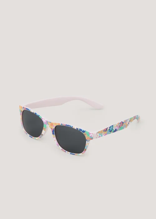 Kids Pink Floral Nomad Sunglasses (3+yrs) - One Size Image 1