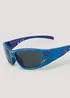 Kids Blue Car Print Wrap Sunglasses (3-10yrs) - One Size Image 2
