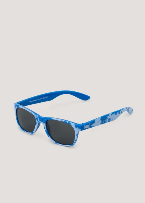 Kids Blue Tie Dye Sunglasses (3+yrs) - One Size Image 1