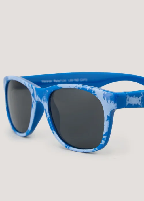 Kids Blue Tie Dye Sunglasses (3+yrs) - One Size Image 2