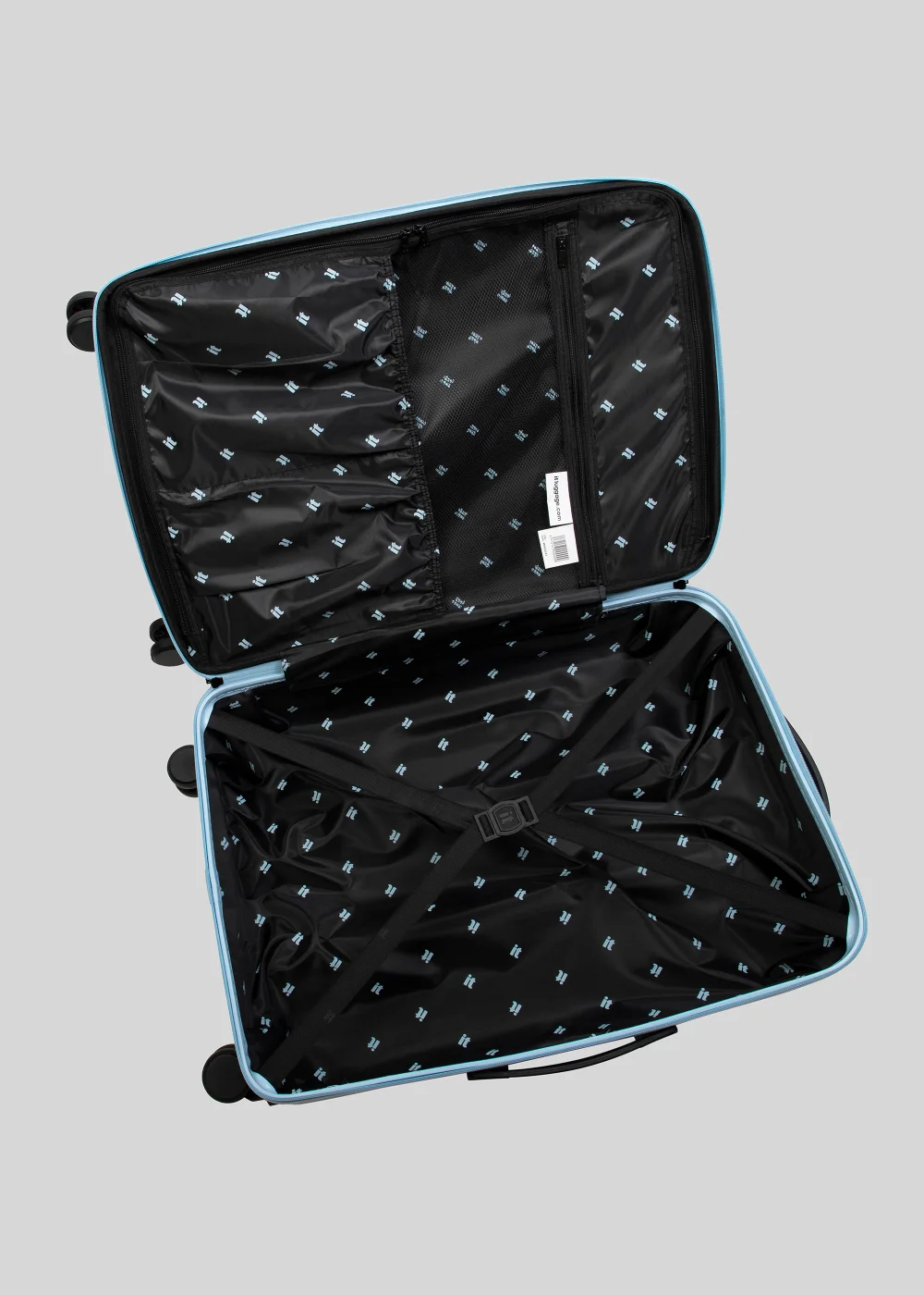 IT Luggage Blue Bee Print Suitcase - Cabin Image 2