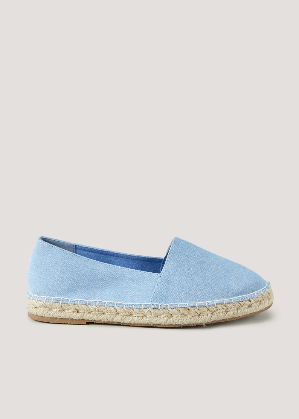Blue Canvas Espadrilles - Size 3 Image 1