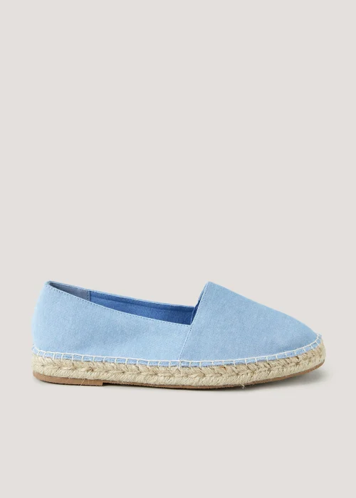 Blue Canvas Espadrilles - Size 3 Image 1