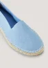 Blue Canvas Espadrilles - Size 3 Image 2