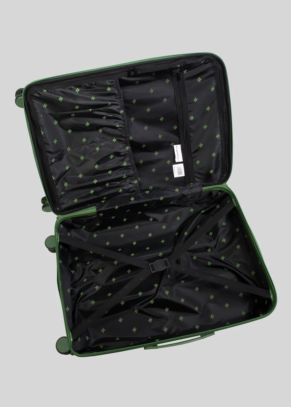 Green Tropical Print Suitcase - VANITY Image 2