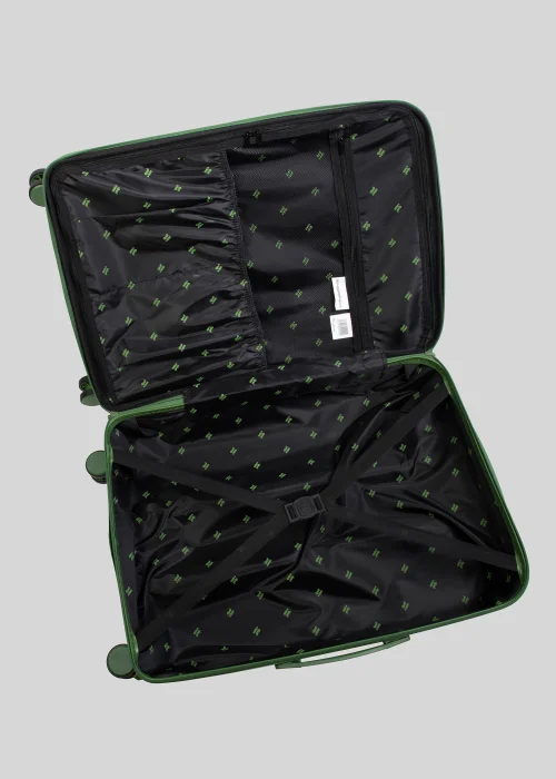 Green Tropical Print Suitcase - VANITY Image 2