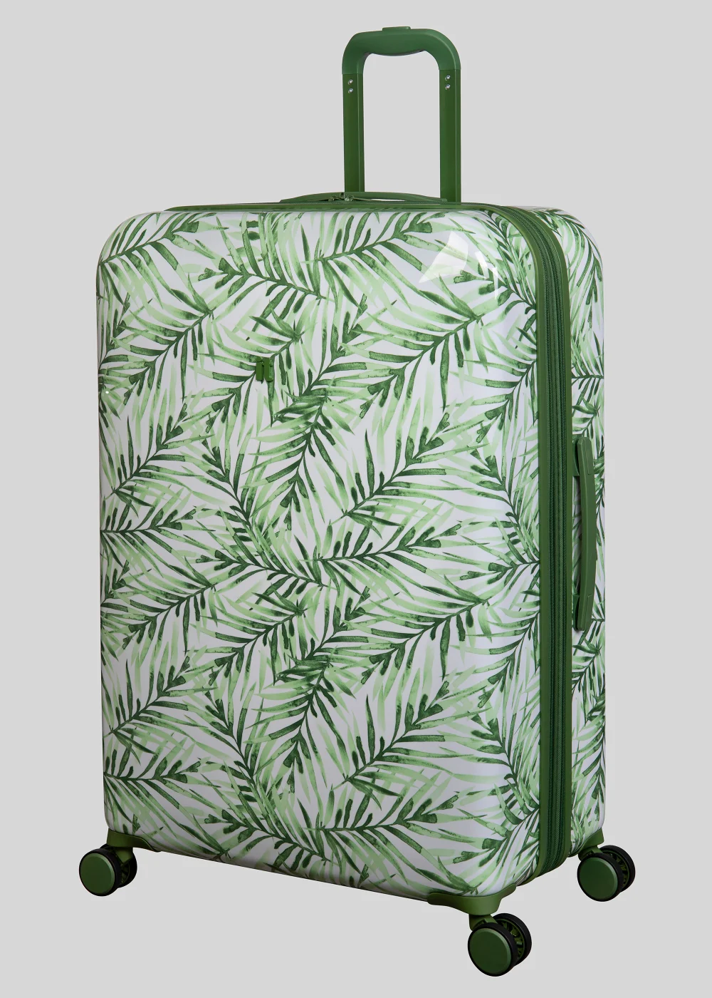 Green Tropical Print Suitcase - VANITY Image 3