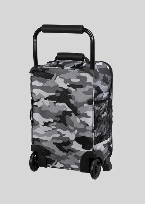 Kids IT Luggage Grey Camo World's Lightest Cabin Suitcase - Cabin Image 3