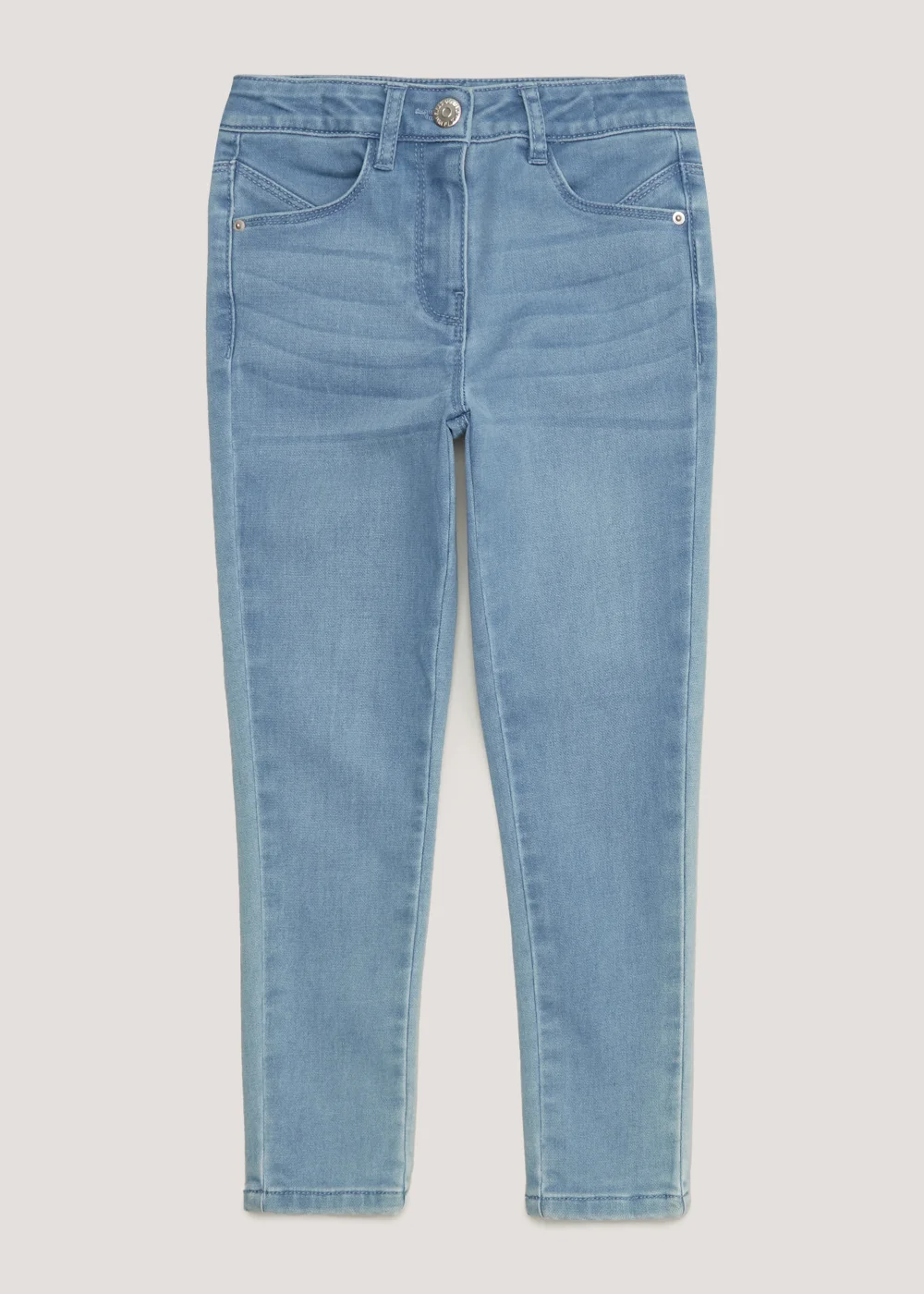 Girls Mid Wash Skinny Jeans (4-13yrs) - Age 10 Years Image 1