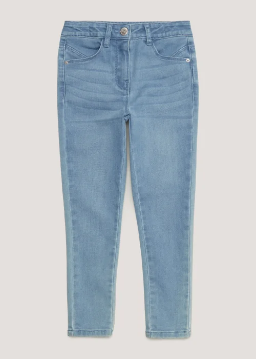 Girls Mid Wash Skinny Jeans (4-13yrs) - Age 10 Years Image 1
