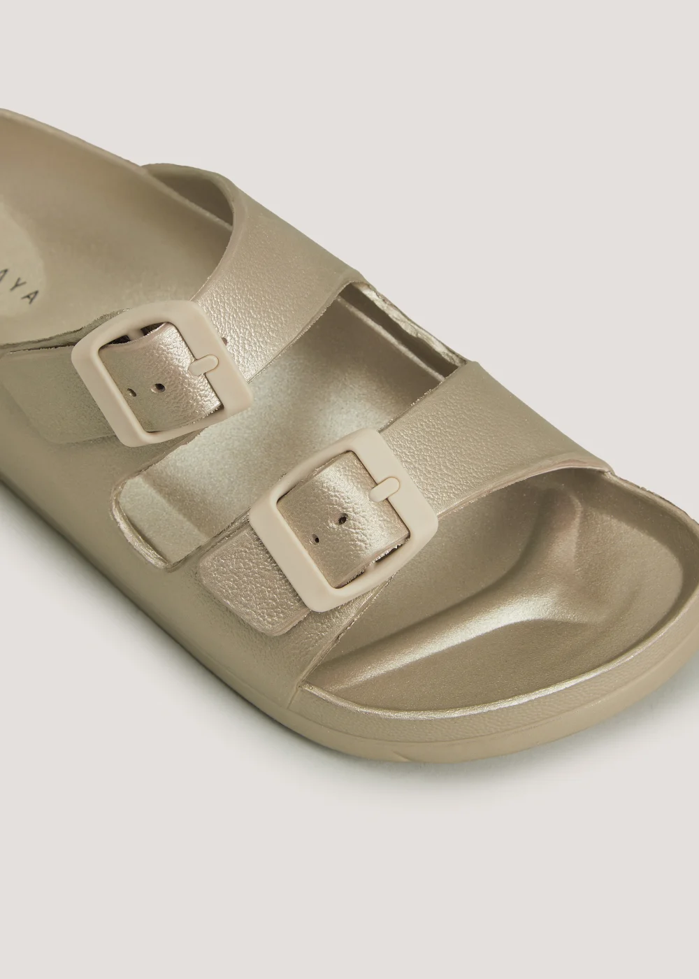 Gold Footbed Sandals - Size 3 Image 2