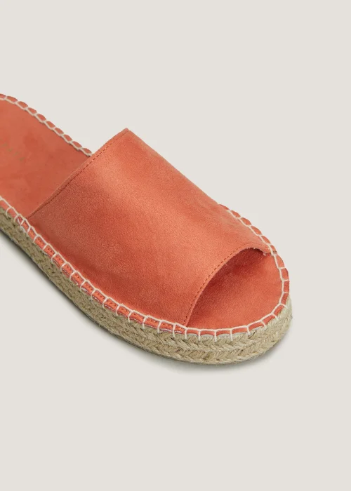 Coral Espadrille Mules - Size 3 Image 2