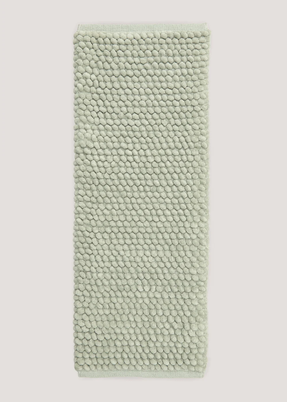 Sage Chunky Bobble Bath Runner (105cm x 40cm) Image 1