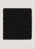 Black Chunky Bobble Shower Mat (50cm x 50cm) Image 1