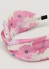 Multicoloured Floral Print Headband - One Size Image 2