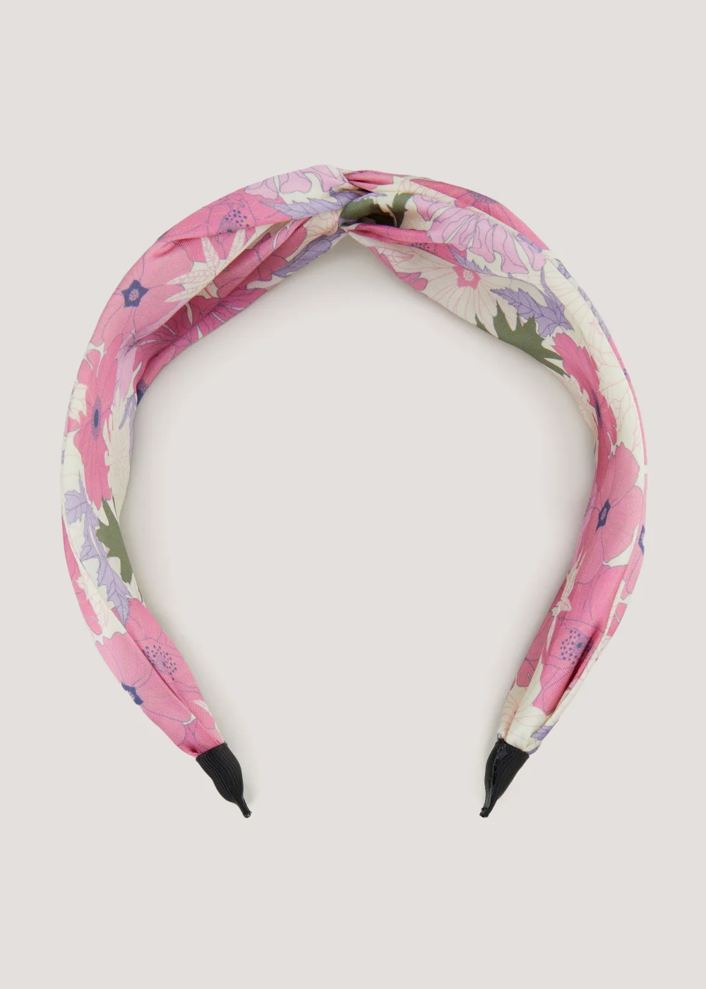 Multicoloured Floral Print Headband - One Size Image 1