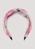 Multicoloured Floral Print Headband - One Size Image 1