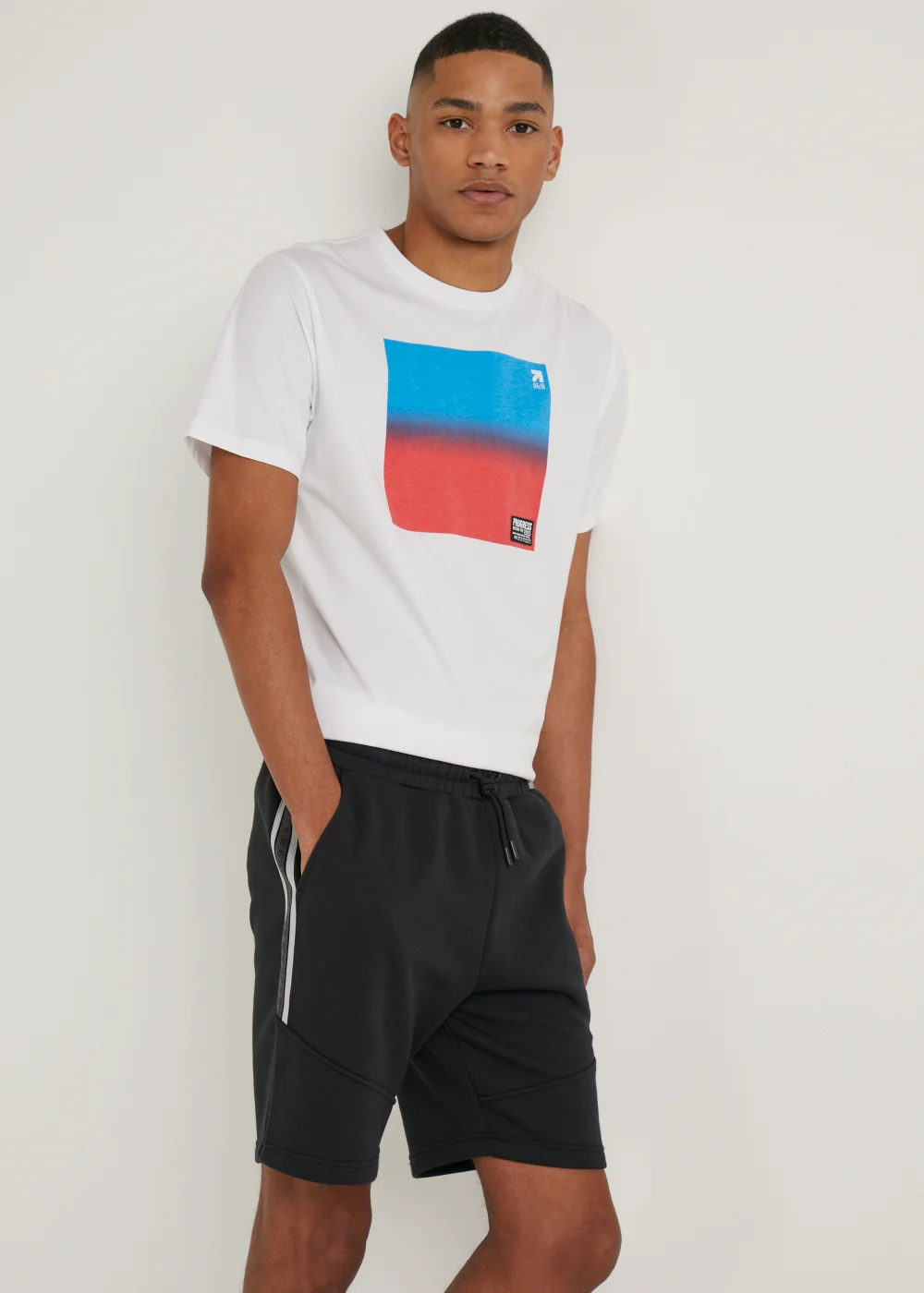 US Athletic Black Tape Jogger Shorts - XS Image 4