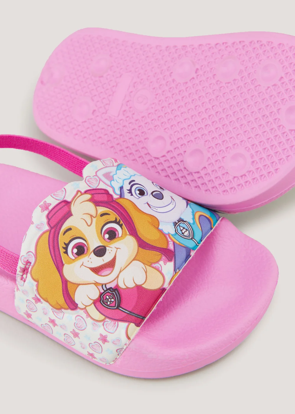 Kids Pink Paw Patrol Sliders (Younger 4-12) - Size 4 Infants Image 2