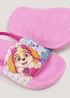 Kids Pink Paw Patrol Sliders (Younger 4-12) - Size 4 Infants Image 2