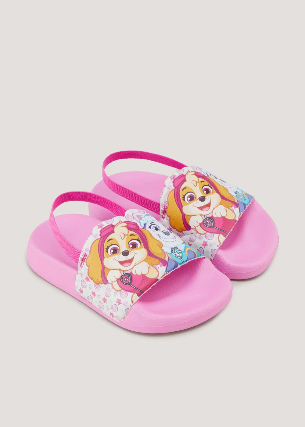 Kids Pink Paw Patrol Sliders (Younger 4-12) - Size 4 Infants Image 1