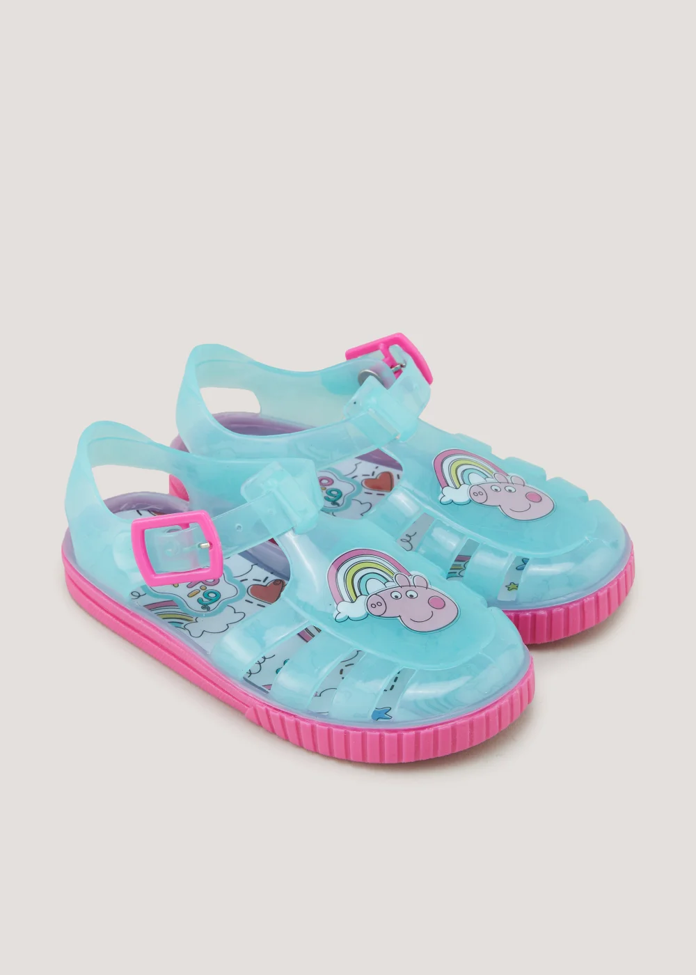 Girls Pink Peppa Pig Jelly Sandals (Younger 4-12) - Size 4 Infants Image 1