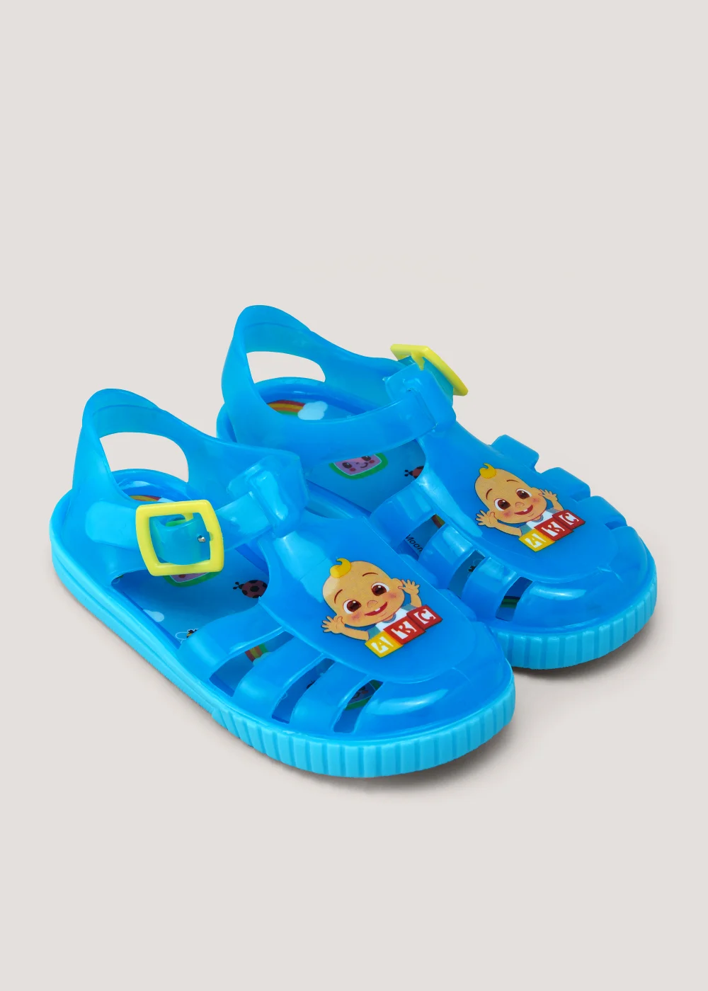 Kids Blue Cocomelon Jelly Sandals (Younger 4-12) - Size 4 Infants Image 1
