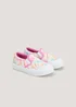 Girls Tie Dye Slip On Canvas Pumps (Younger 4-12) - Size 4 Infants Image 1