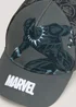 Kids Black Marvel Black Panther Cap (3-10yrs) - Age 7-10 Years Image 2