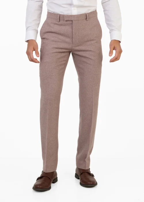 Broken Stitch Lancashire Blush Slim Fit Suit Trousers - 30 Waist 31 Leg Image 2