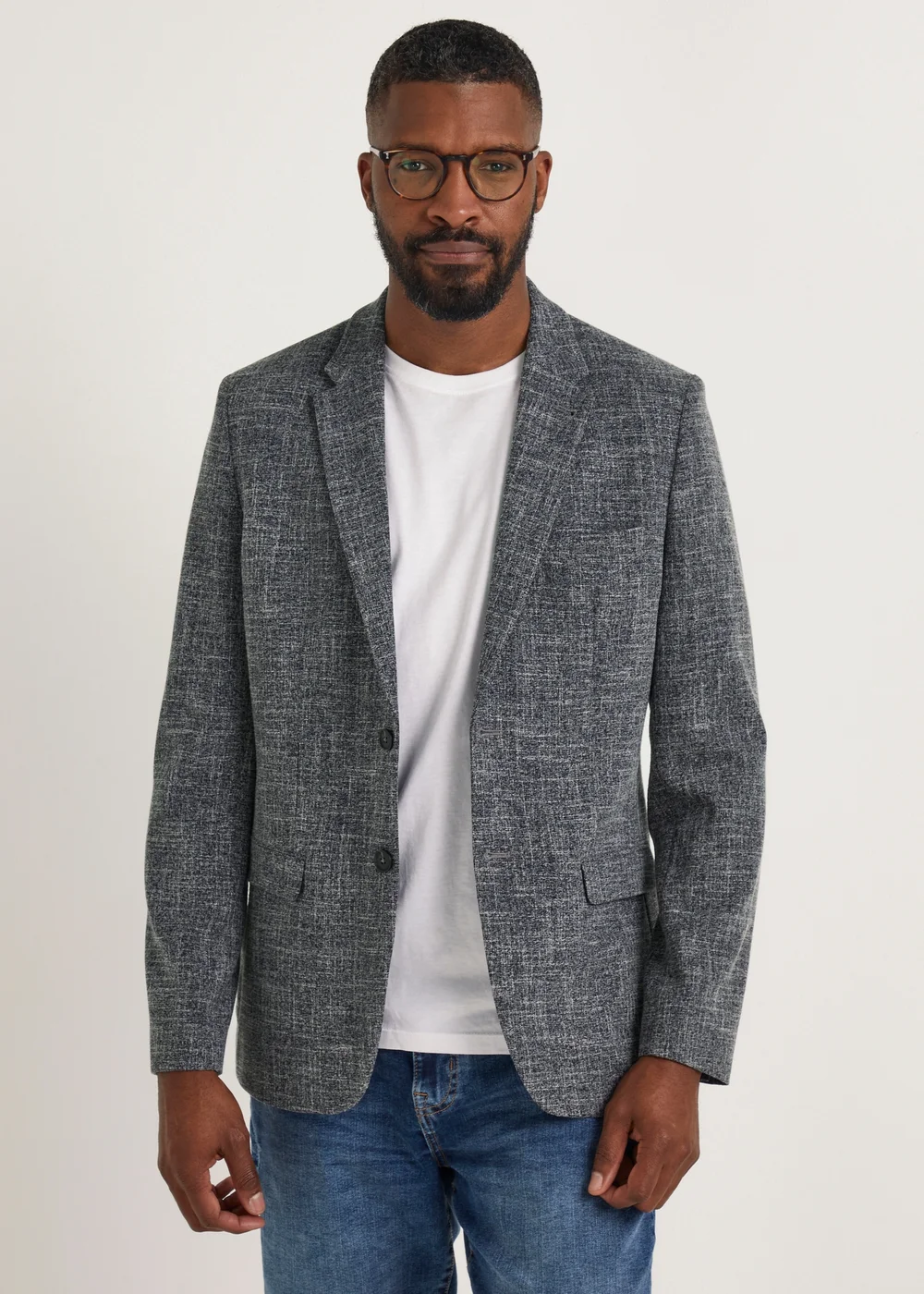 Taylor & Wright Jordan Navy Blazer - 38 Chest Regular Image 1