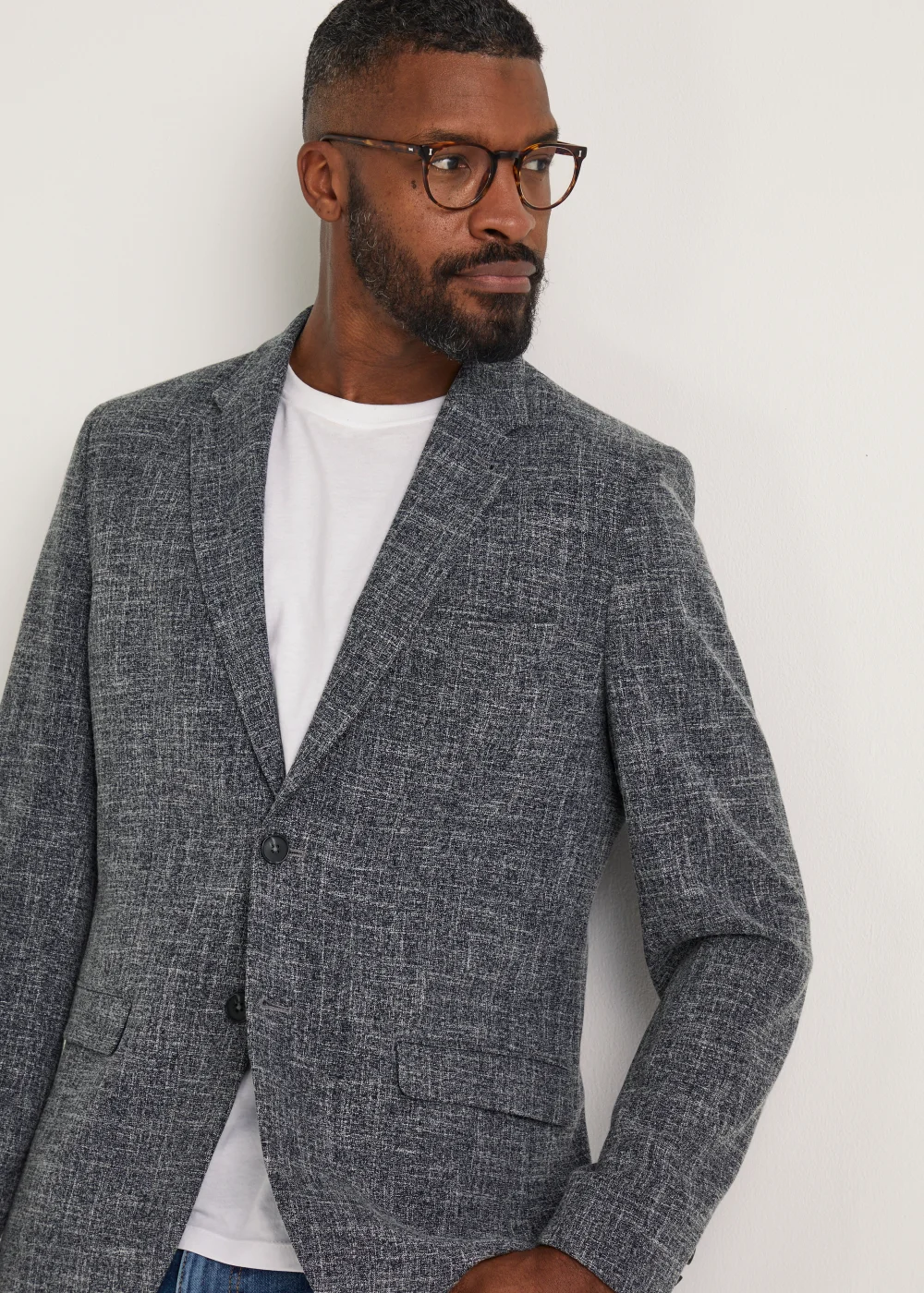 Taylor & Wright Jordan Navy Blazer - 38 Chest Regular Image 3