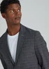Taylor & Wright Wilson Navy Check Suit Jacket - 38 Chest Regular Image 3