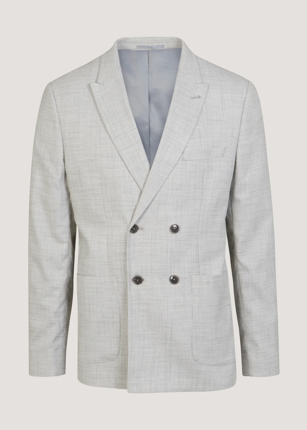 Taylor & Wright Murphy Grey Check Suit Jacket - 38 Chest Regular Image 5
