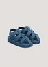 Boys Navy EVA Caged Sandals (Younger 4-12) - Size 4 Infants Image 1
